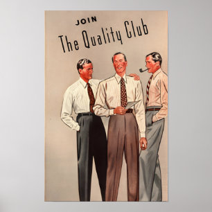 Vintage Life Magazine-Anzeigen treten dem Quality Poster