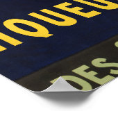 Vintage Likörwerbung Poster (Ecke)