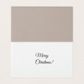 Vintage Lil Girl mit Puppe auf Weihnachtskarten (Innenseite Aufgefaltet)