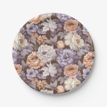 Vintage, lila beige taube Blume