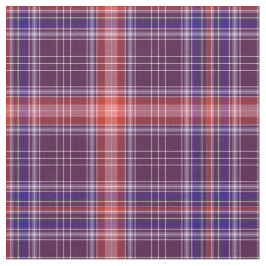 Vintage lila, blaue und rote Hochzeit kariert Stoff