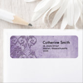 Vintage Lila Blumenadressen (Insitu)