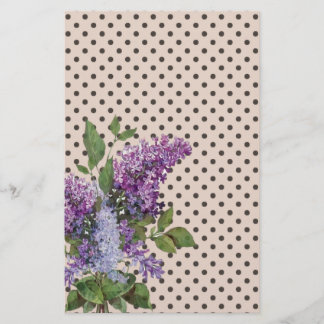 Vintage Lila Briefpapier