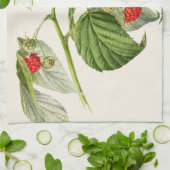 Vintage Lila Himbeere Geschirrtuch (Gefaltet)