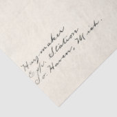 Vintage Lila Himbeere Seidenpapier (Ausschnitt)