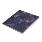 Vintage Lila Himmelsweltkarte (9) Fliese (Seite)