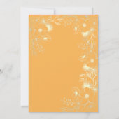 Vintage Lila Hochzeitseinladung Einladung (Rückseite)