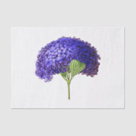Vintage Lila Hydrangea-Blume Seidenpapier