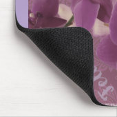 Vintage lila Orchidee Mousepad (Ecke)