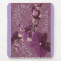 Vintage lila Orchidee