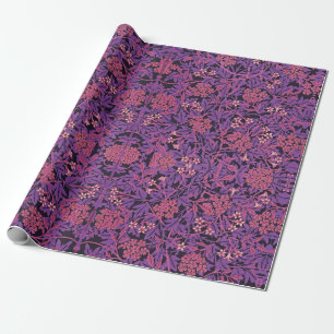 Vintage Lila Rosa Jasmin von William Morris Geschenkpapier