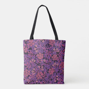 Vintage Lila Rosa Jasmin von William Morris Tasche