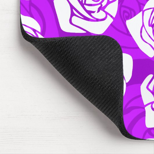 Vintage lila Rose Mousepad (Ecke)