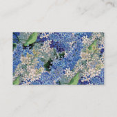 Vintage Lilacs Empfang Cards Begleitkarte (Rückseite)