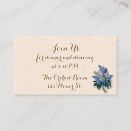 Vintage Lilacs Empfang Cards Begleitkarte