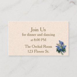 Vintage Lilacs Empfang Cards Begleitkarte