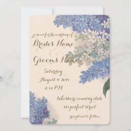 Vintage Lilacs Hochzeitseinladung Einladung