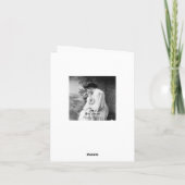 Vintage Lilacs Personalized Note Card (Rückseite)