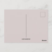 Vintage Lilie des Tals Beste Osterwünsche Postkarte (Rückseite)