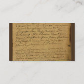 Vintage Lilie Hochzeiten Platzkarten (Rückseite)