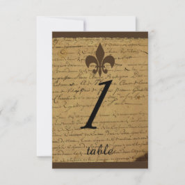 Vintage Lilie Hochzeitskarte Einladung