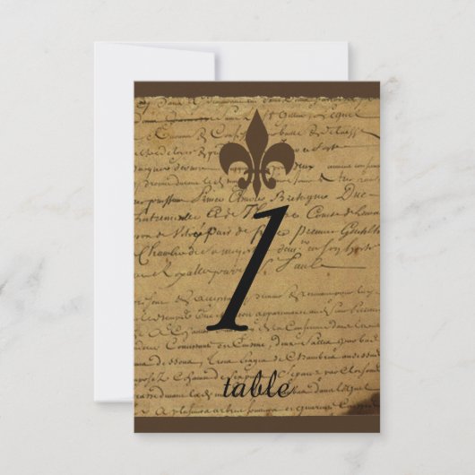 Vintage Lilie Hochzeitskarte Einladung (Vorderseite)