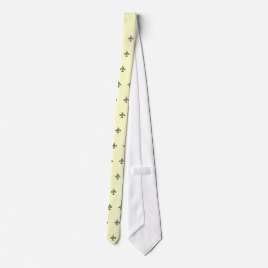 Vintage Lilie Krawatte (Rückseite)