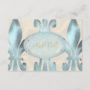 Vintage Lilie RSVP-Karte RSVP Karte