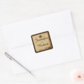 Vintage Lilie Wedding Umschlag Aufkleber (Umschlag)