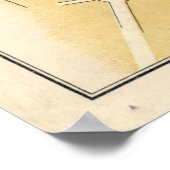 Vintage Lima Peru Karte (1910) Poster (Ecke)