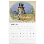 Vintage Limericks Whimsical Animals | Nonsense Kalender (Feb 2027)
