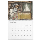 Vintage Limericks Whimsical Animals | Unsinn Kalender (Jan 2027)