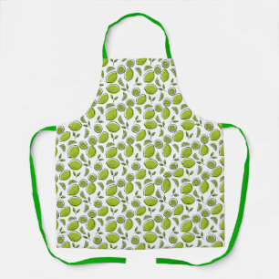 Vintage-Limette-Druck Schürze