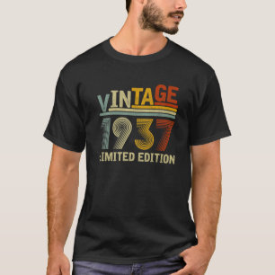 Vintage Limited Edition 1937 Männer Frauen 85. Geb T-Shirt