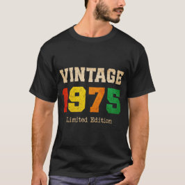 Vintage limitierte Auflage 1975 - 50. GeburtstagsR T-Shirt