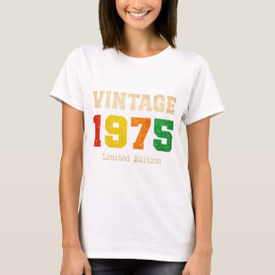 Vintage limitierte Auflage 1975 - 50. GeburtstagsR T-Shirt