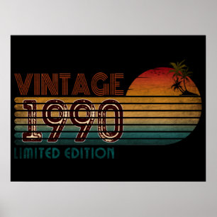 Vintage limitierte Auflage von 1990 Poster