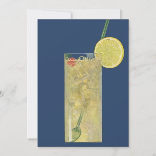 Vintage-Limonade oder Fruchtsoda-Einweihungsfeier Einladung (Vorderseite)