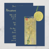 Vintage-Limonade oder Fruchtsoda-Einweihungsfeier Einladung (Vorne/Hinten)