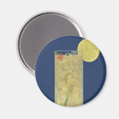 Vintage-Limonade oder Fruchtsoda, Getränke Magnet (Vorderseite/Rückseite)
