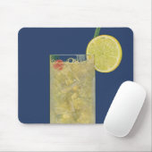 Vintage-Limonade oder Fruchtsoda, Getränke Mousepad (Mit Mouse)