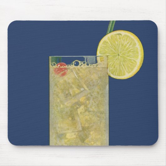 Vintage-Limonade oder Fruchtsoda, Getränke Mousepad (Vorne)