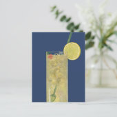 Vintage-Limonade oder Fruchtsoda, Getränke Postkarte (Stehend Vorderseite)