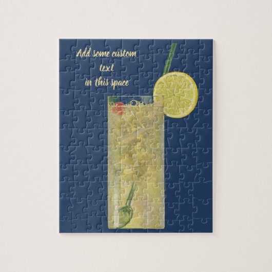 Vintage-Limonade oder Fruchtsoda, Getränke Puzzle (Vertikal)