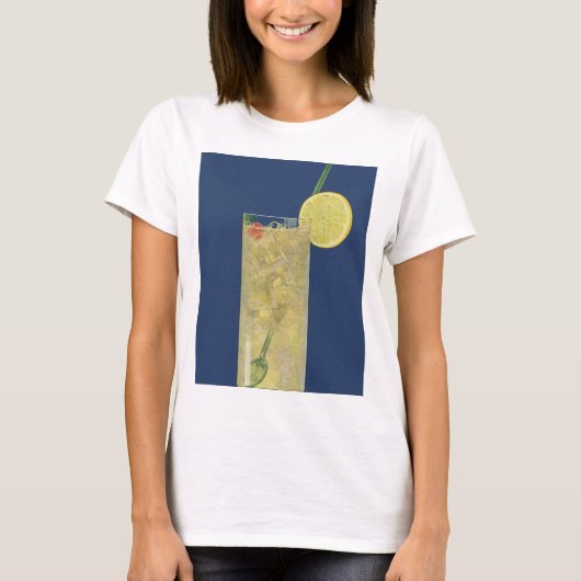 Vintage-Limonade oder Fruchtsoda, Getränke T-Shirt (Vorderseite)