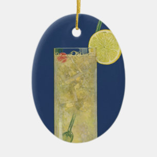 Vintage Limonade oder Fruchtsonde, Getränke Geträn Keramikornament