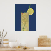 Vintage Limonade oder Fruchtsonde, Getränke Geträn Poster (Küche)