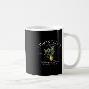 Vintage Limoncello Erfrischendes Zitronen-Grafik I Kaffeetasse