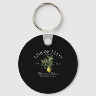 Vintage Limoncello Erfrischendes Zitronen-Grafik I Schlüsselanhänger