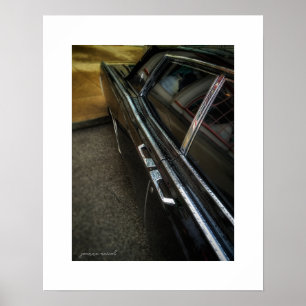 Vintage Lincoln Continental Poster Druck